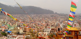 A view of Kathmandu