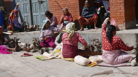Women working in Kathmandu