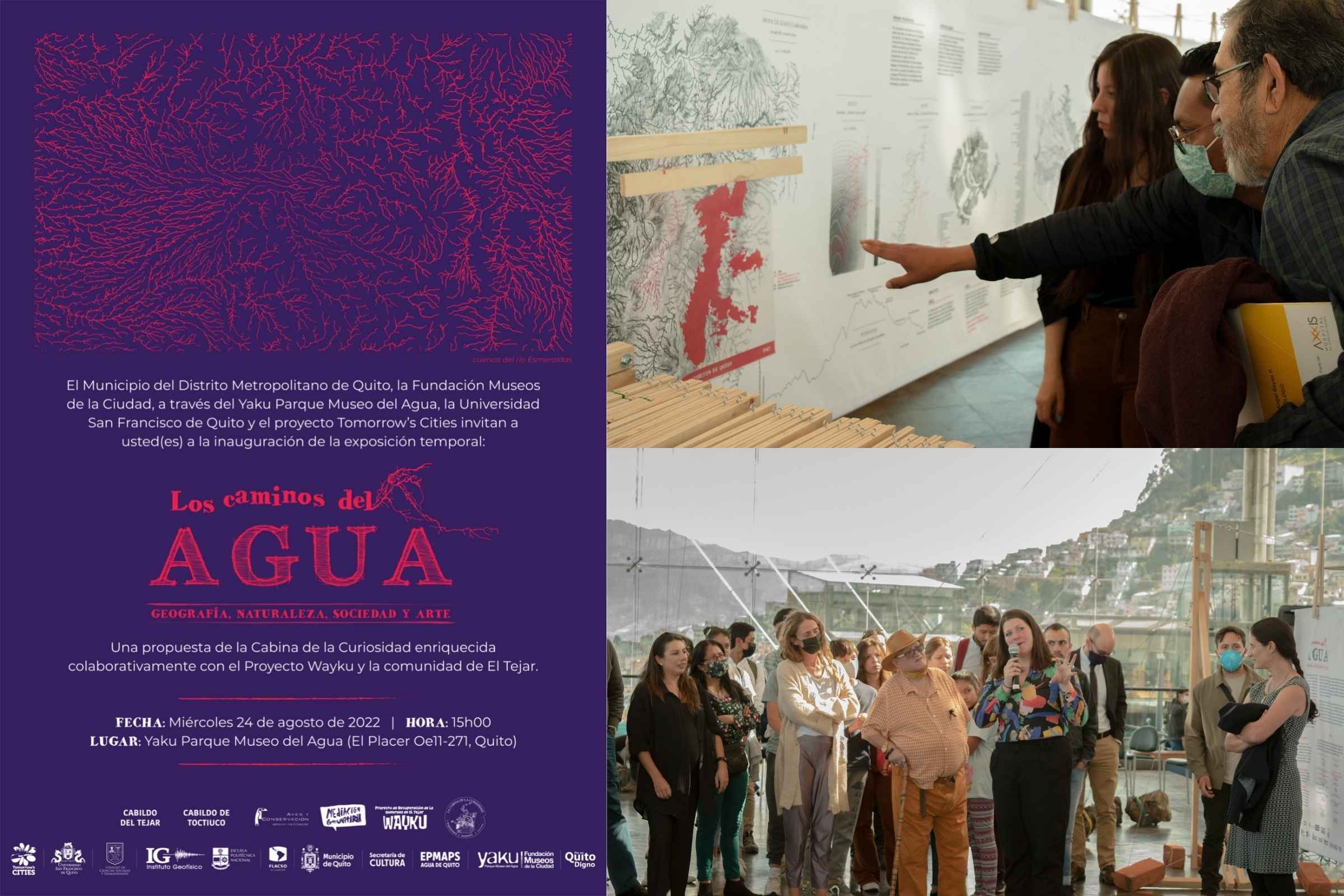 The Caminos del Agua exhibition inauguration ceremony