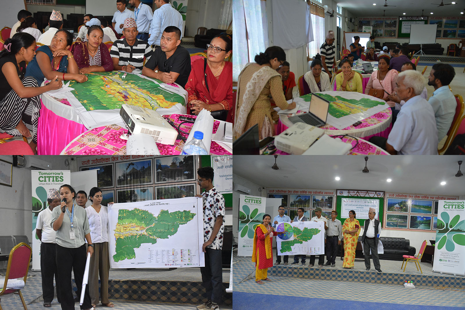 Group Works and sharing on Land Use Plan for Future Rapti, Photos: NSET/Tomorrow’s Cities