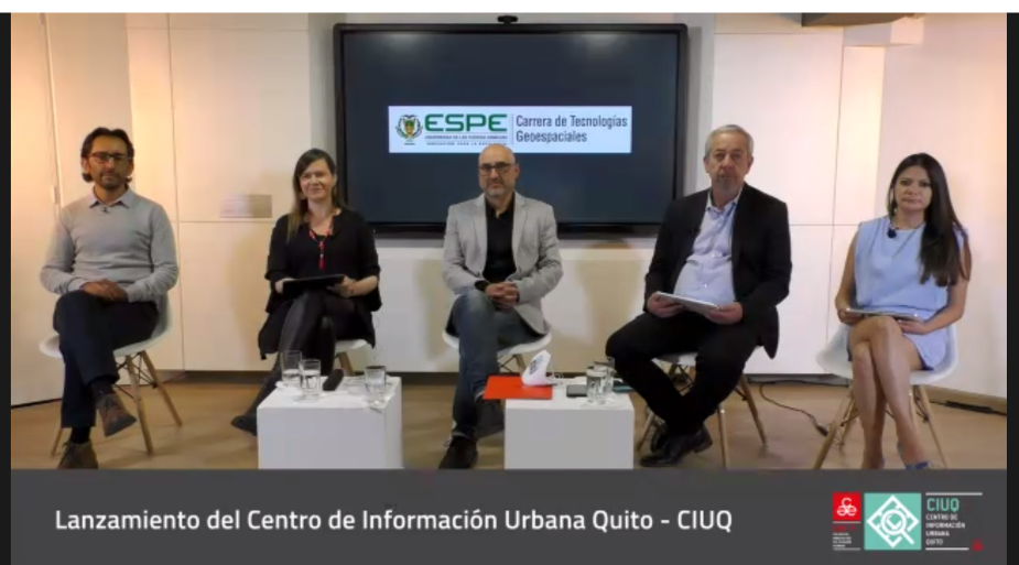 The launch of the Geoportal of the Quito Urban Information Centre