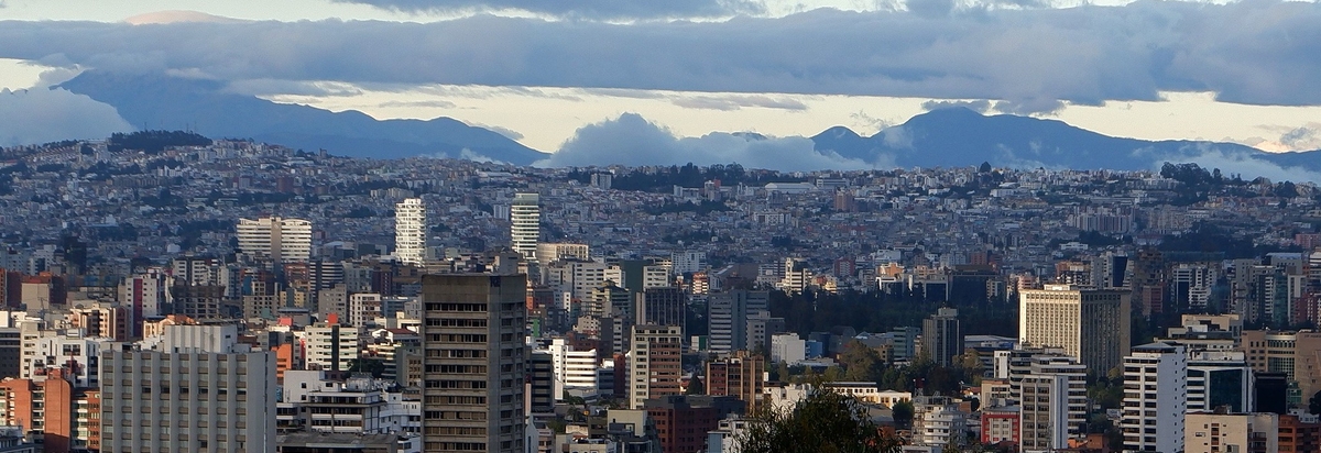 The Quito skyline
